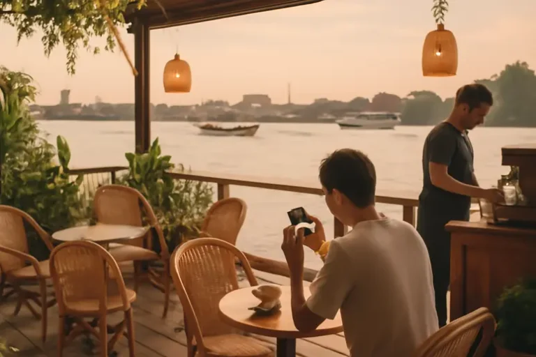 คาเฟ่ริมน้ำ 2568: ร้านสวย บรรยากาศดี กรุงเทพฯ-ใกล้เคียง